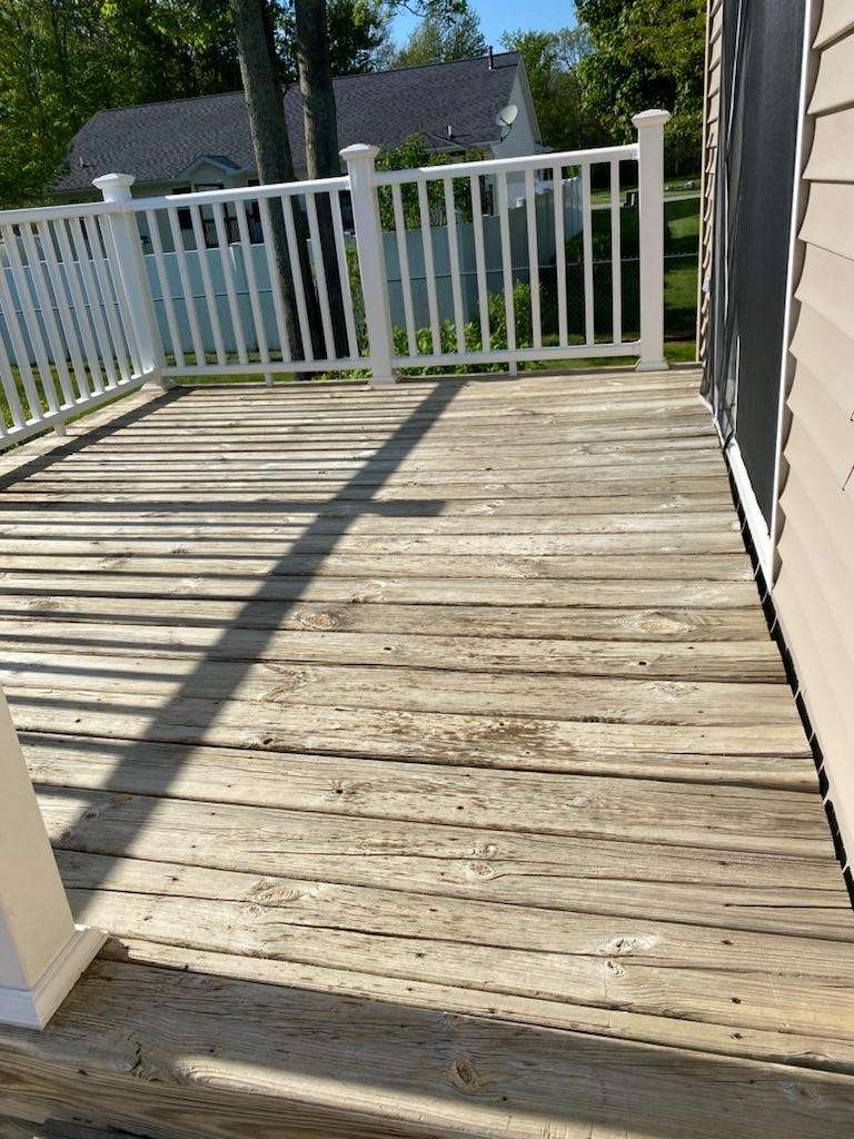 Ultimate Exterior Wash Transforms Weathered Deck in Smiths Creek, MI
